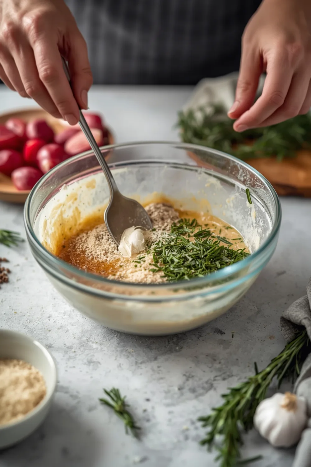 Easy No Knead Dutch Oven Rosemary Garlic Loaf