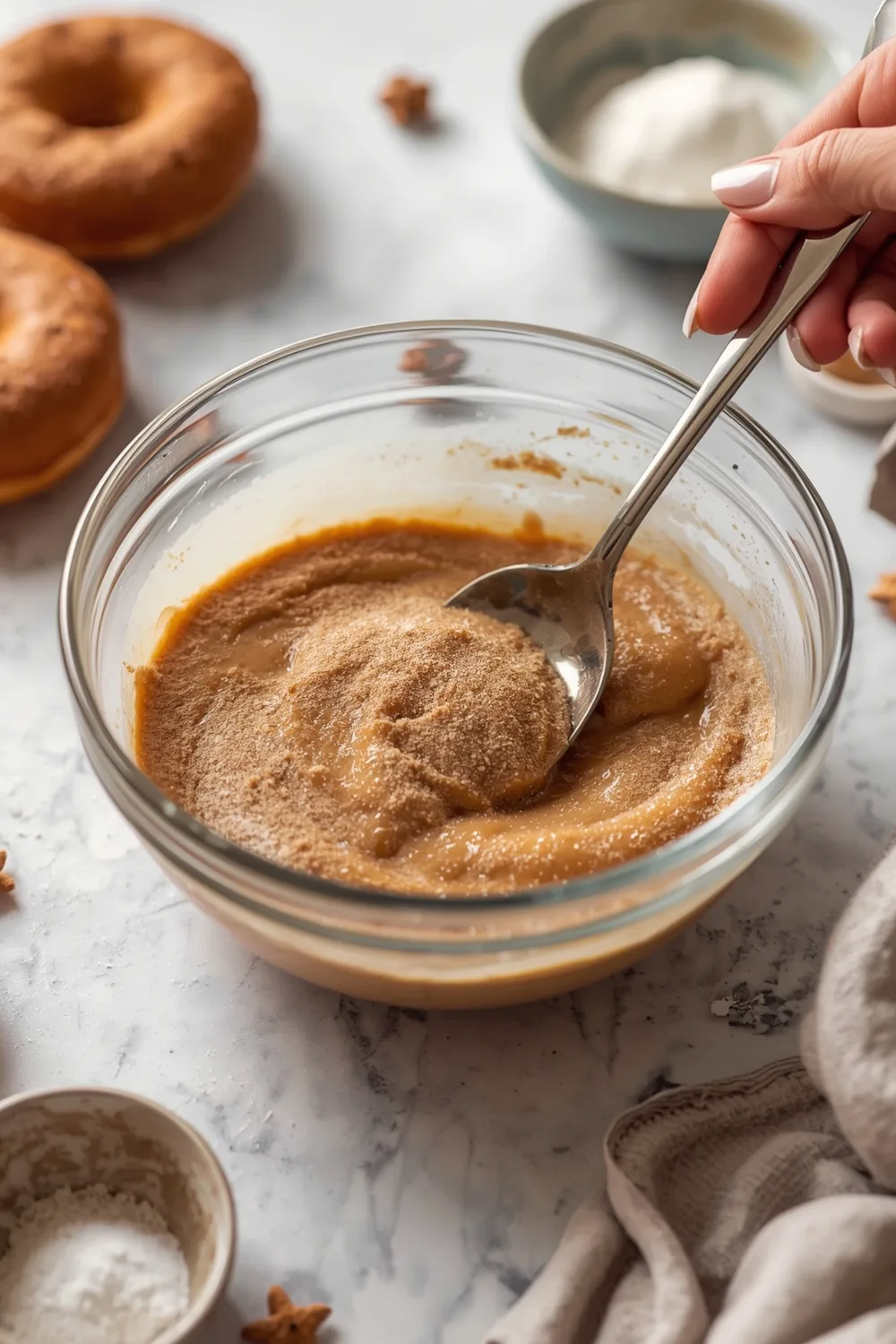 Irresistible Easy Baked Cinnamon Donut Loaf with Sugar Topping 2 Easy Baked Cinnamon Donut Loaf with Sugar Topping