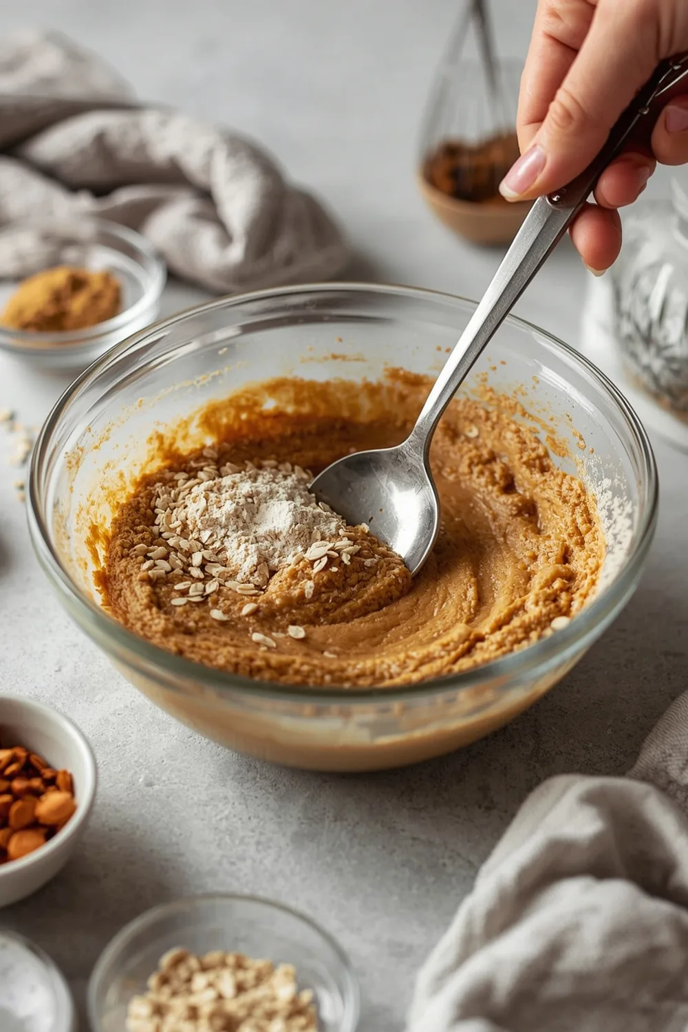 Delicious Quick Flourless Peanut Butter Bread: Healthy Comforting Treat 2 Quick Flourless Peanut Butter Bread with Oats and Honey
