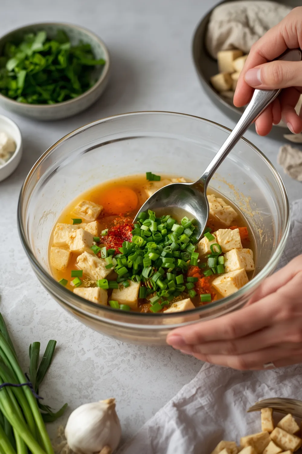 Easy Classic Mapo Tofu with Garlic Scallions