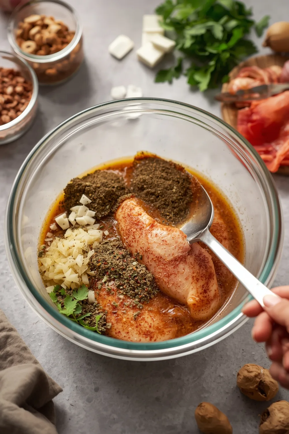 Amazing Easy Juicy Baked Chicken Breast with Herb Rub (2 Servings) 2 Easy Juicy Baked Chicken Breast with Herb Rub