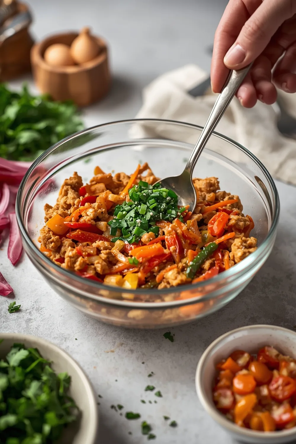 Easy Ground Chicken Stir Fry with Veggies