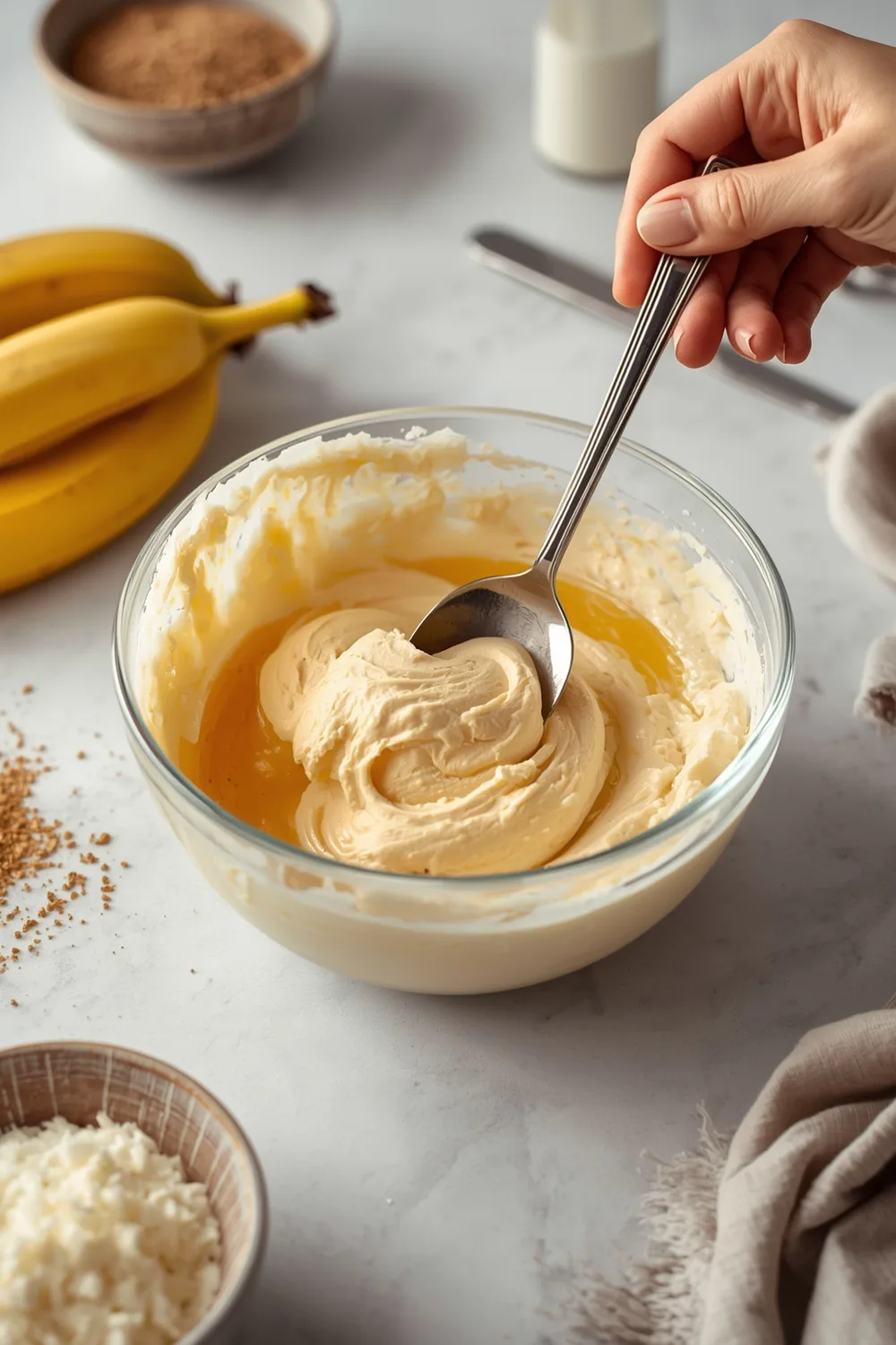 Easy Ultra Moist Banana Cake with Cream Cheese Frosting