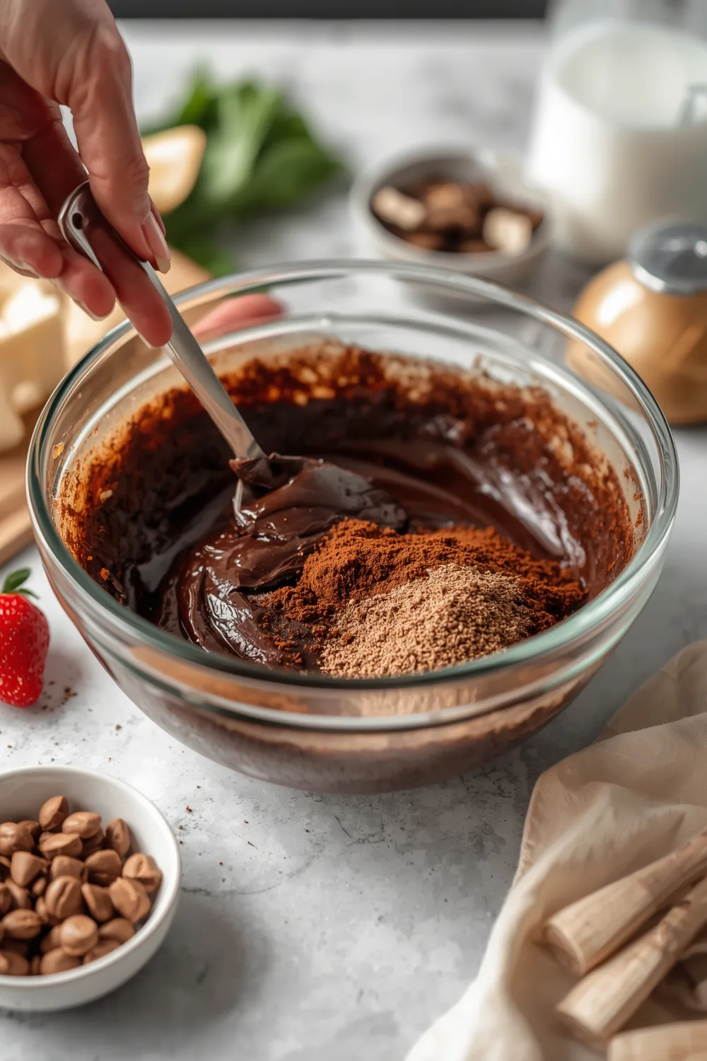 Irresistible Easy Fudgy Banana Chocolate Cake with Ganache (10 Servings) 2 Easy Fudgy Banana Chocolate Cake with Ganache