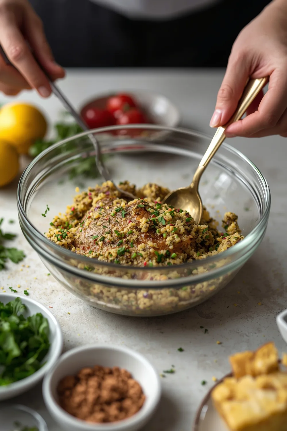 Easy Lemon Herb Baked Salmon with Quinoa Salad