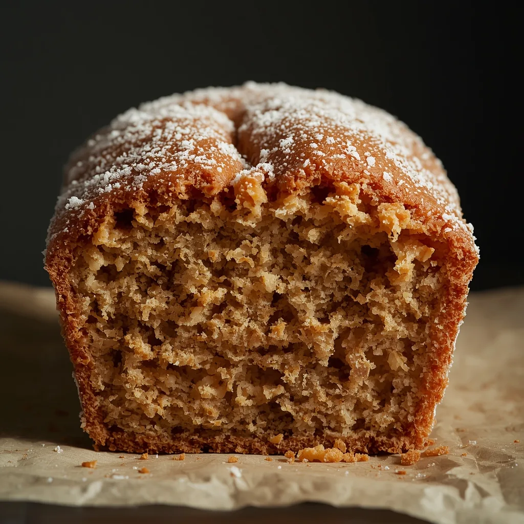 Easy Baked Cinnamon Donut Loaf with Sugar Topping