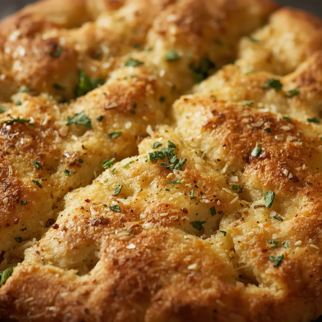 Easy Hot Honey Garlic Parmesan Focaccia Recipe