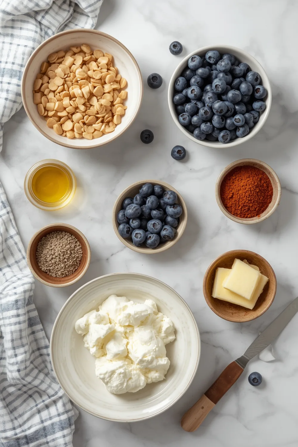 Easy Fluffy Cottage Cheese Blueberry Cloud Bread