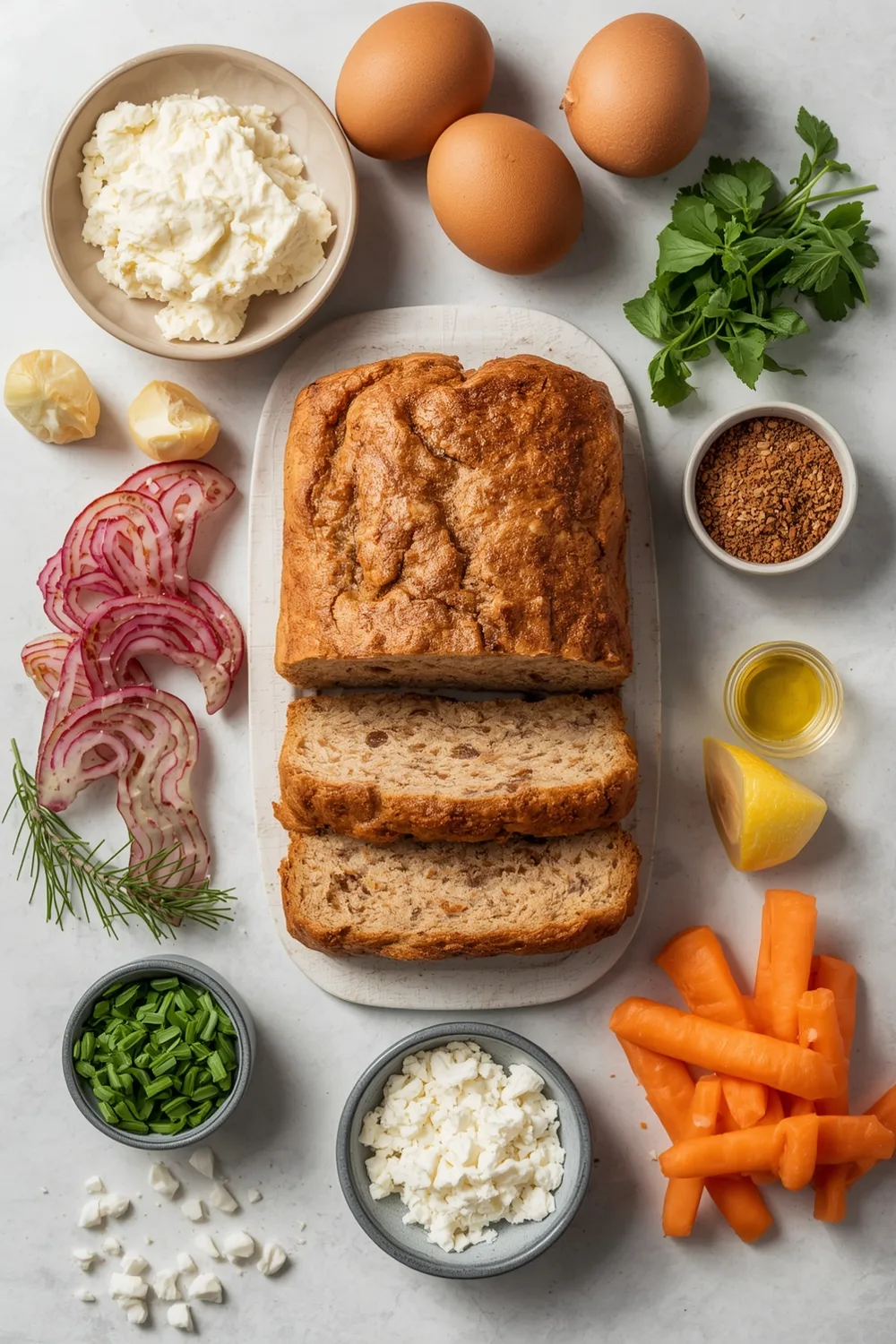 Easy Soft Fluffy High Protein Cottage Cheese Loaf