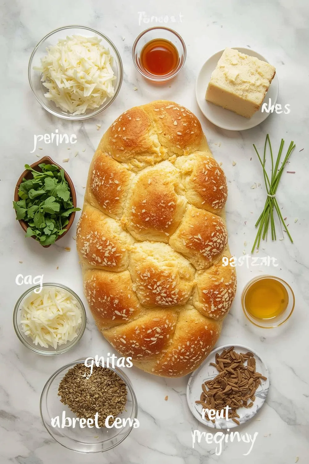 Easy Cheesy Garlic Parmesan Pull Apart Bread