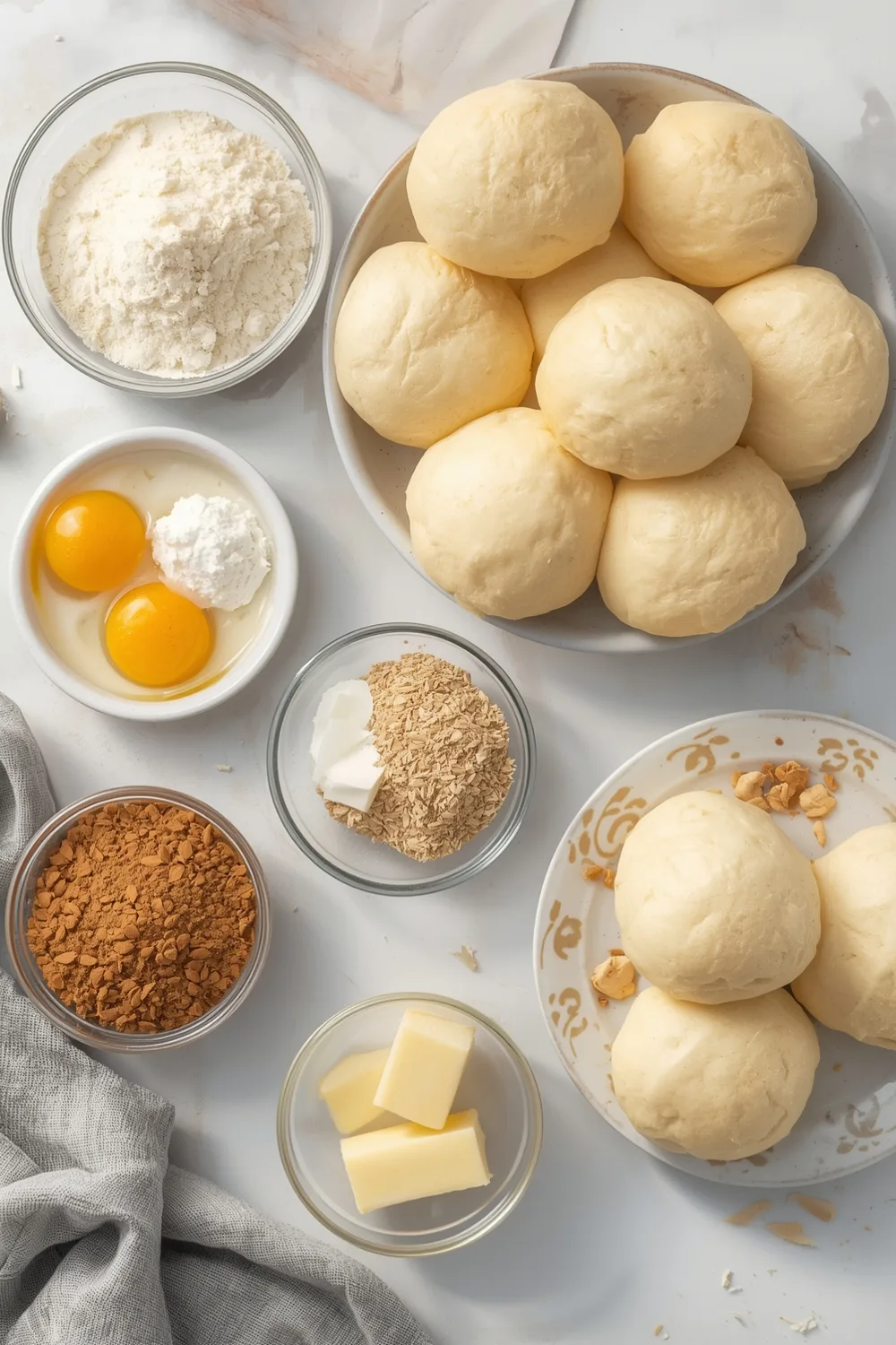Fluffy Easy Homemade Dinner Rolls with Butter Glaze