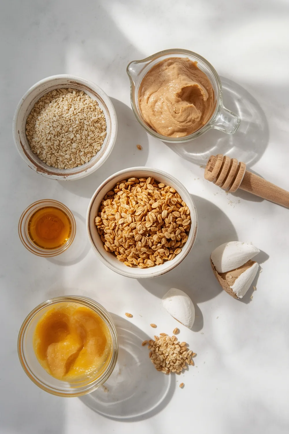 Delicious Quick Flourless Peanut Butter Bread: Healthy Comforting Treat 1 Quick Flourless Peanut Butter Bread with Oats and Honey