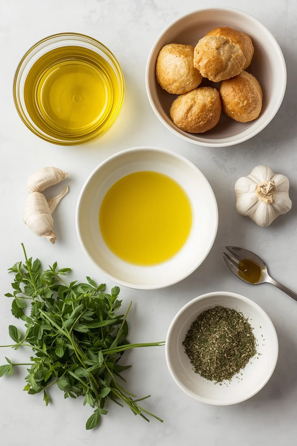 Easy Homemade Herb Bread with Garlic and Olive Oil