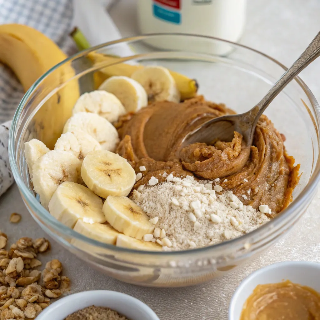 3 Shockingly Fudgy 3-Ingredient Banana PB Brownies (Healthy & Flourless!) 8 3-Ingredient Banana PB Brownies