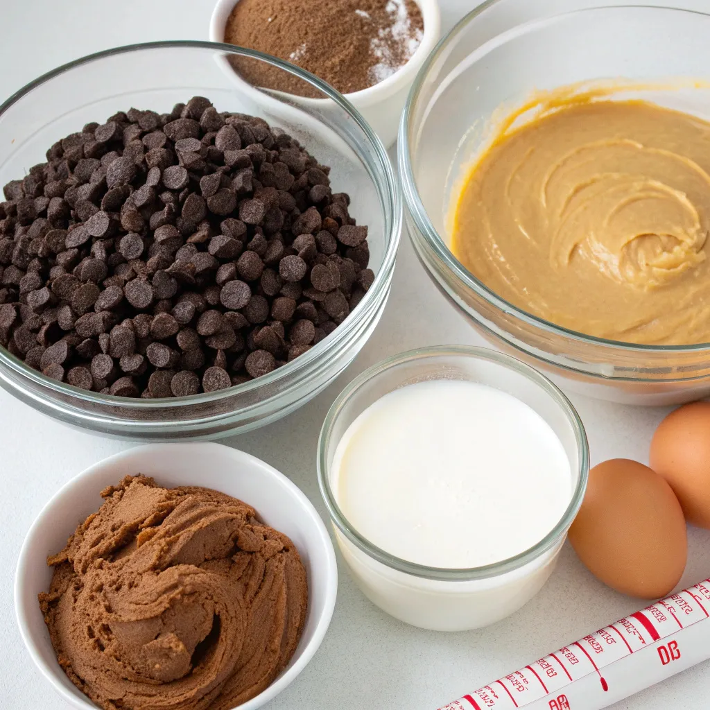 5-Ingredient Chocolate PB Cake