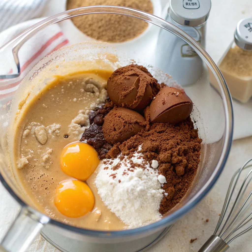 5-Ingredient Chocolate PB Cake