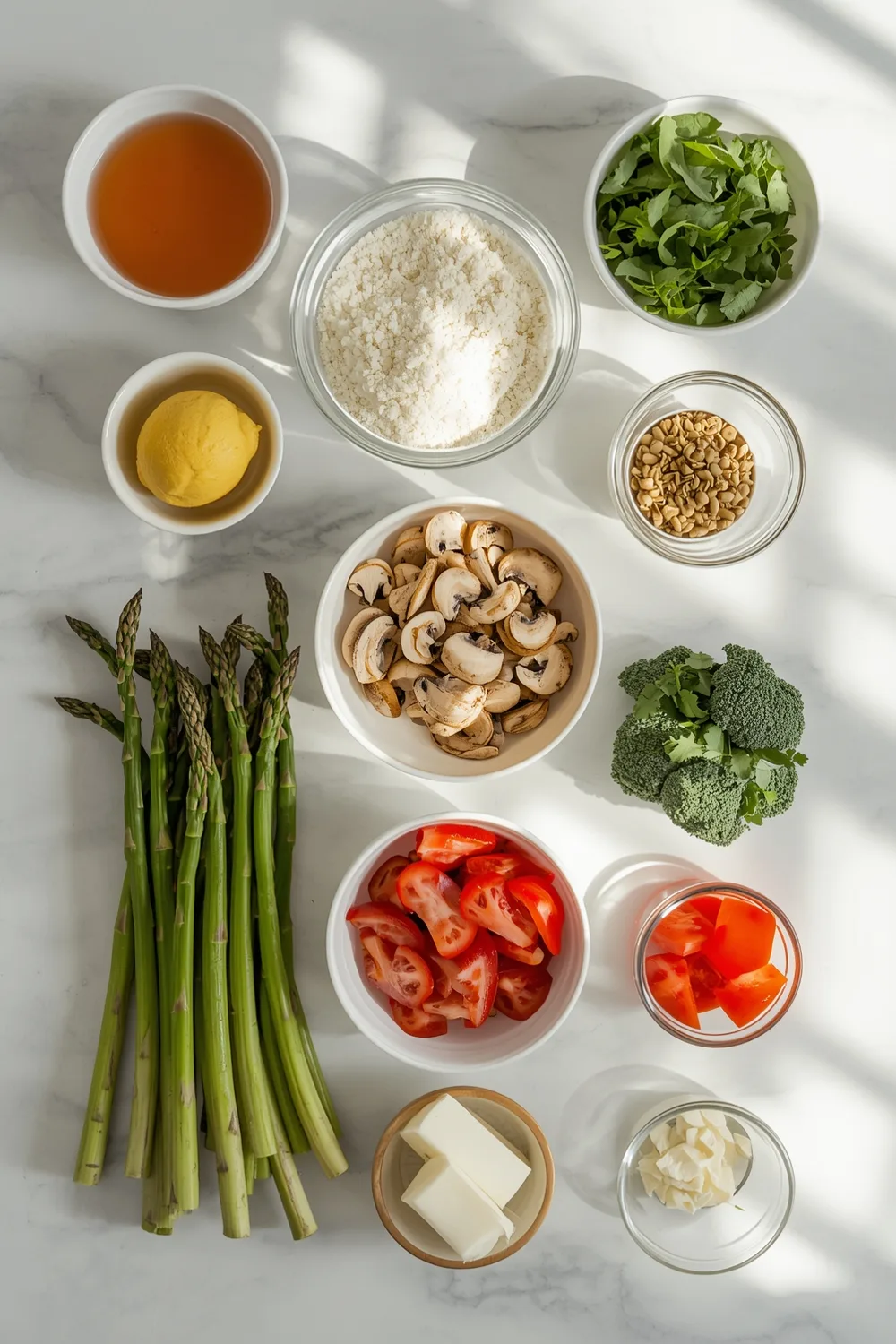 Irresistible Asparagus & Mushroom Frittata: Easy 4-Ingredient Recipe 1 Asparagus & Mushroom Frittata