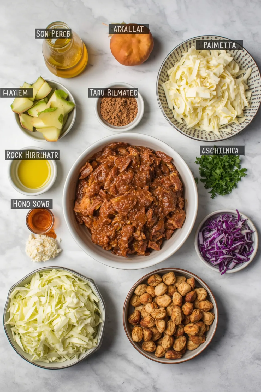 Delicious Easy Slow Cooker BBQ Pulled Pork Sandwiches - 8 Servings 1 Easy Slow Cooker BBQ Pulled Pork Sandwiches with Slaw Recipe