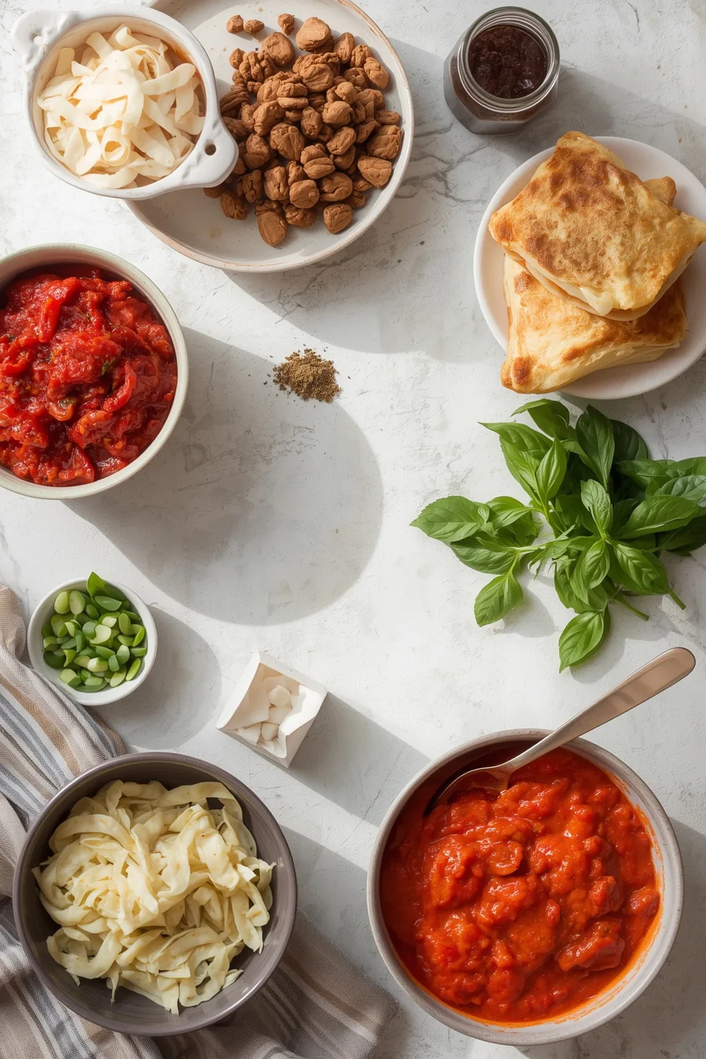 Easy Cheesy Homemade Lasagna with Rich Meat Sauce Recipe