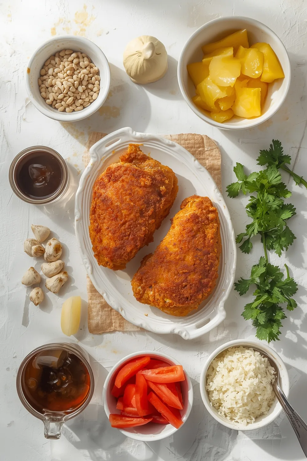 Delicious Easy Crispy Chicken Vesuvio with Garlic Potatoes Recipe 1 Easy Crispy Chicken Vesuvio with Garlic Potatoes Recipe