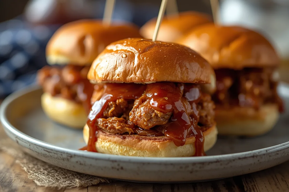 BBQ Pulled Pork Sliders – Easy Memorial Day Party Recipe