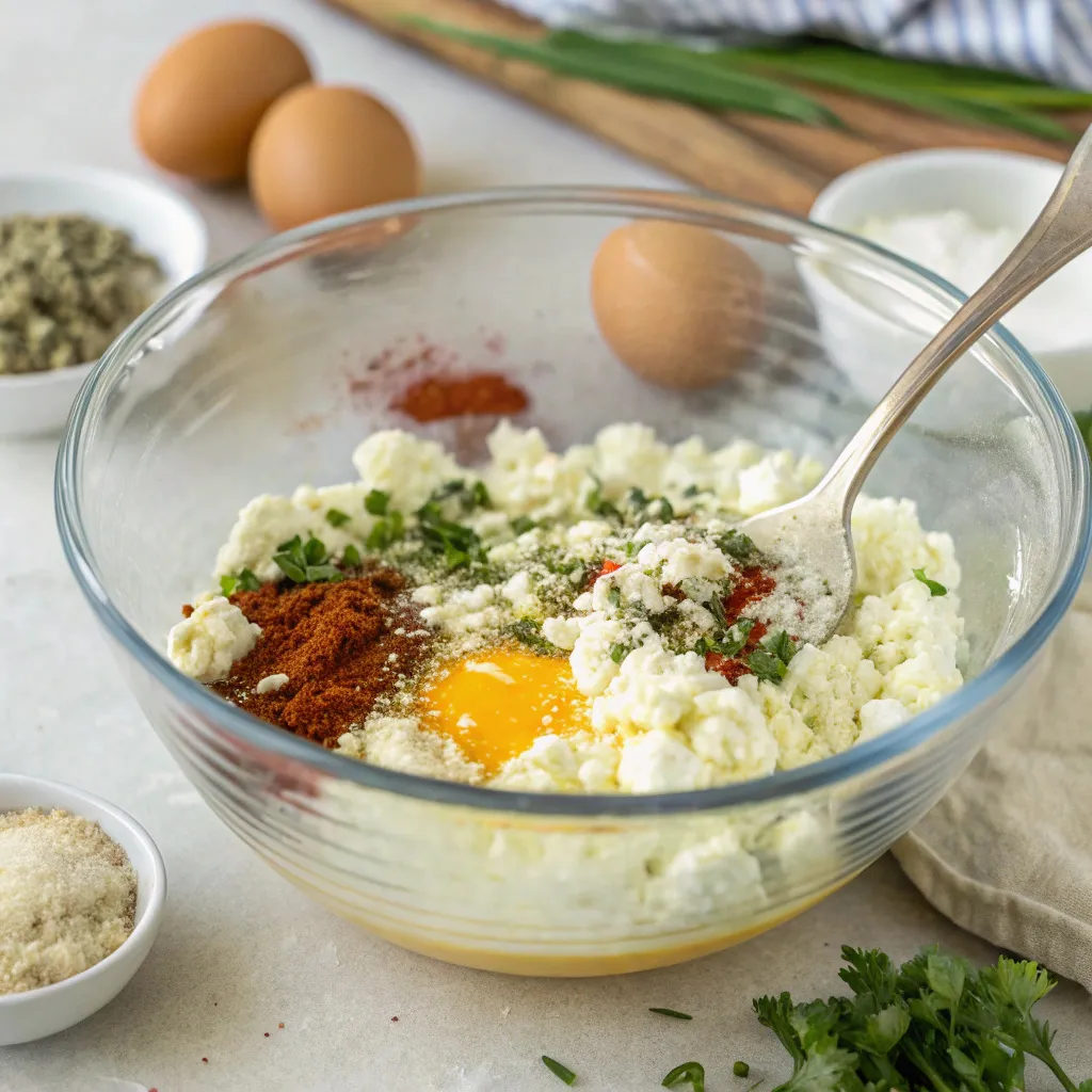 Baked Cottage Cheese Eggs