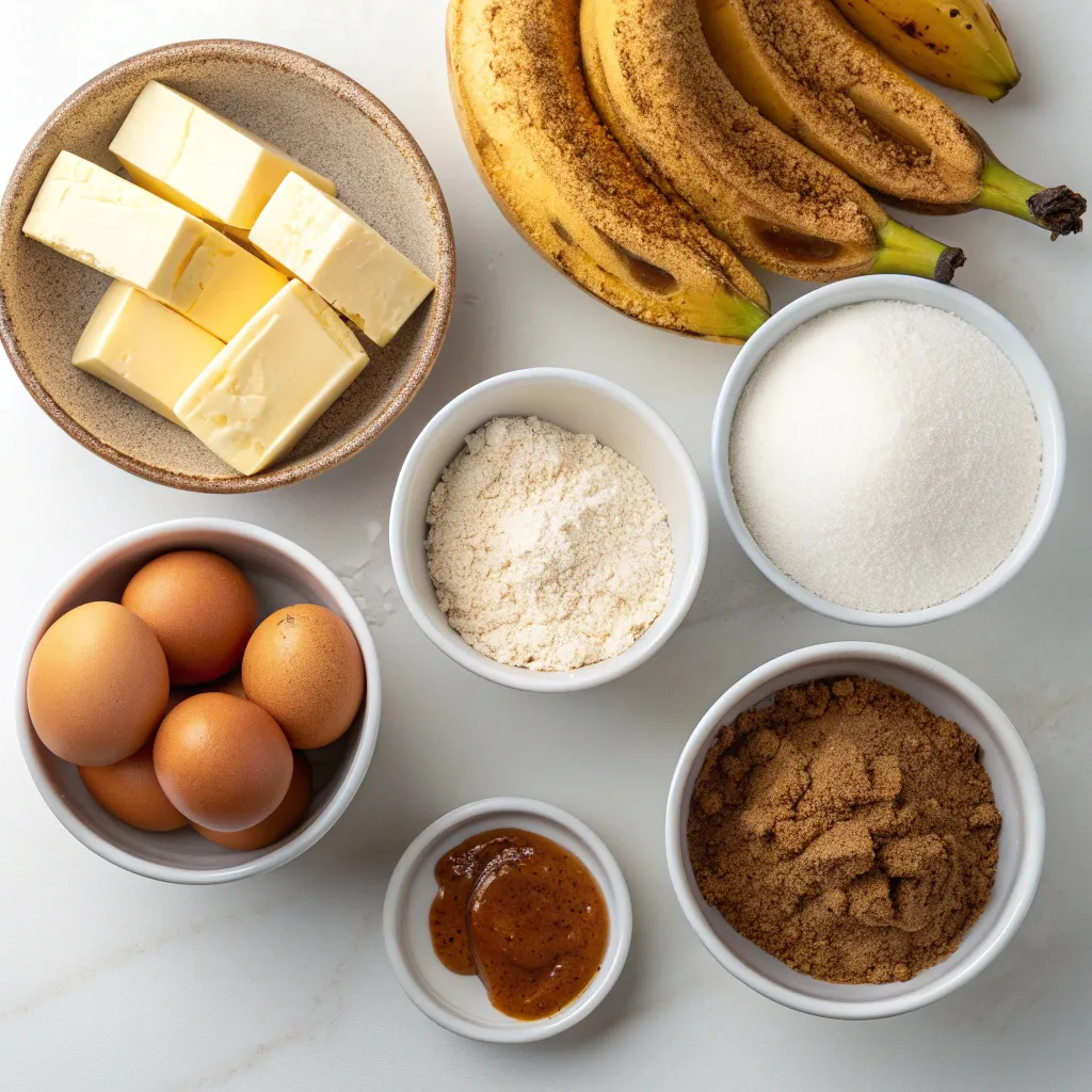 Banana Bundt Cake with Brown Sugar Glaze