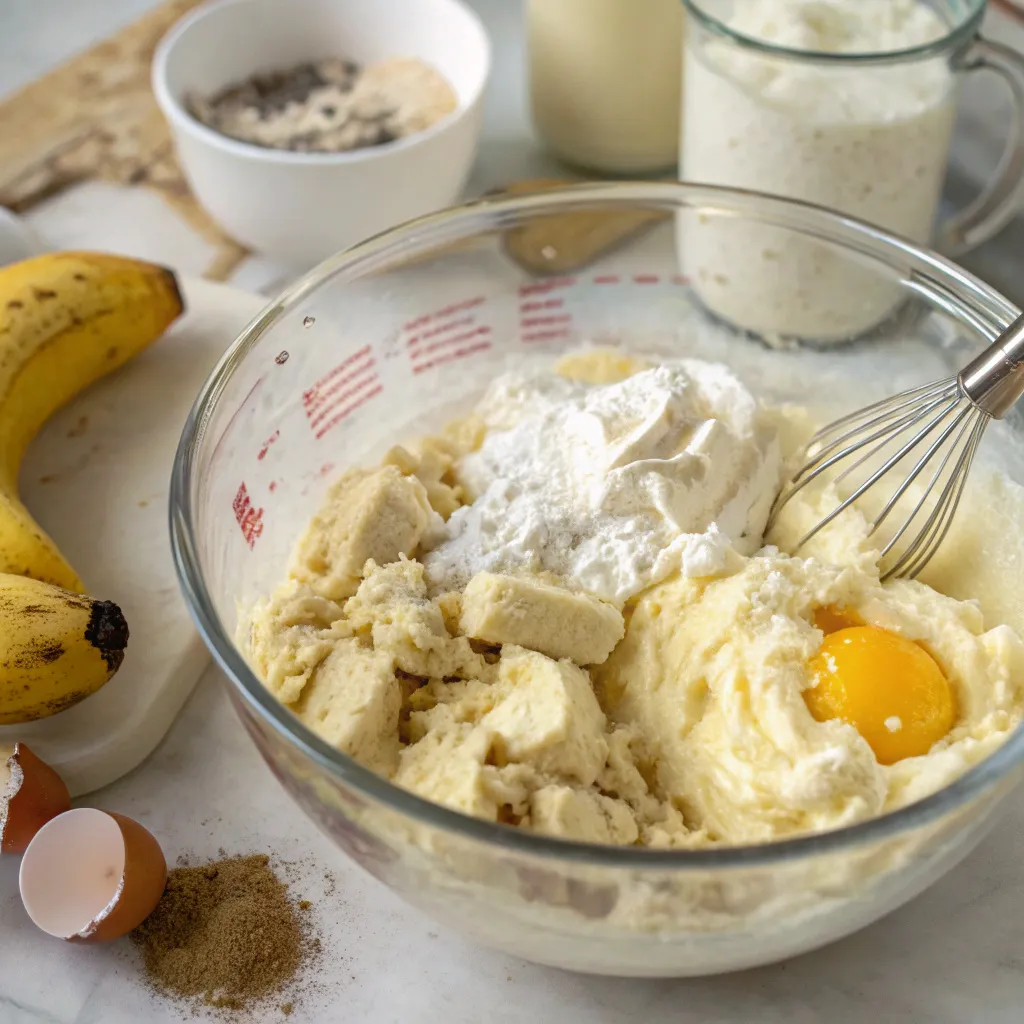 Banana Cream Cheese Brunch Loaf