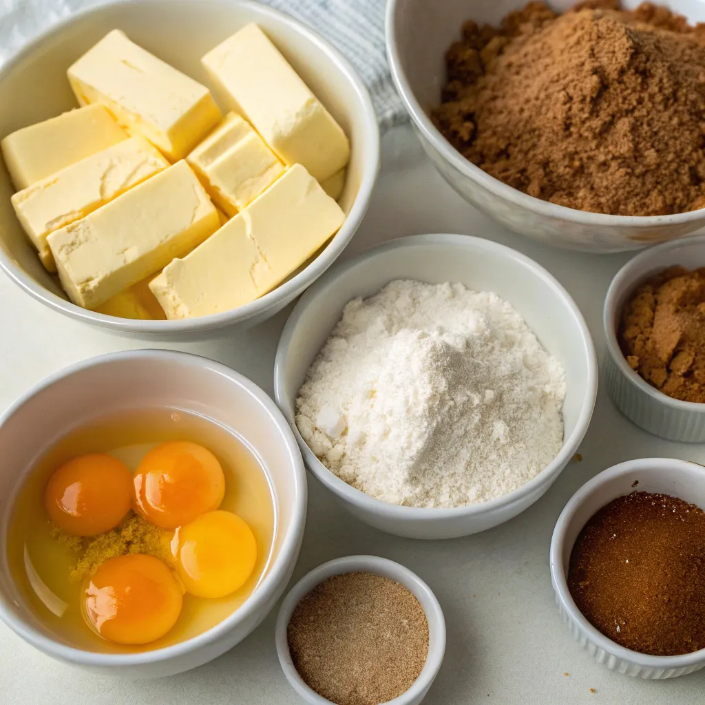 Buttery Brown Sugar Cake Squares