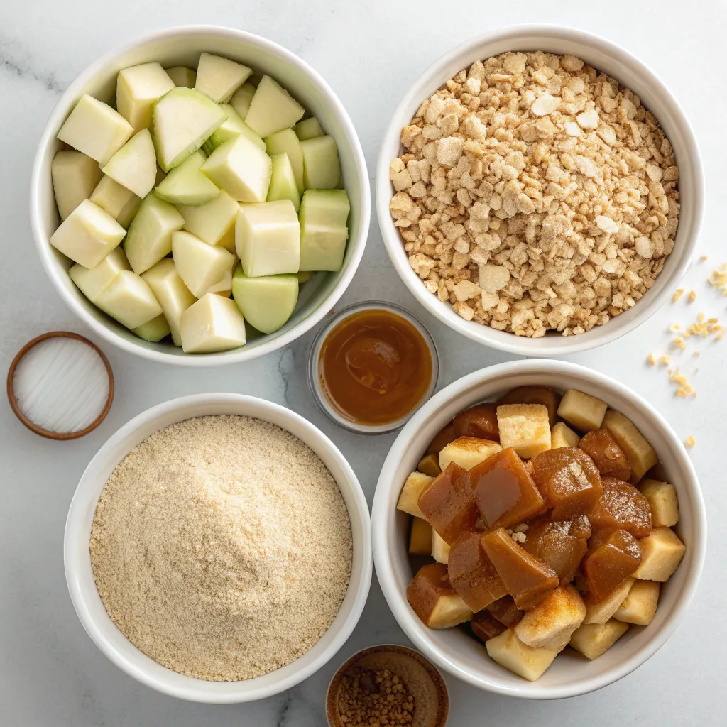 Caramel Apple Cinnamon Roll Dump Cake