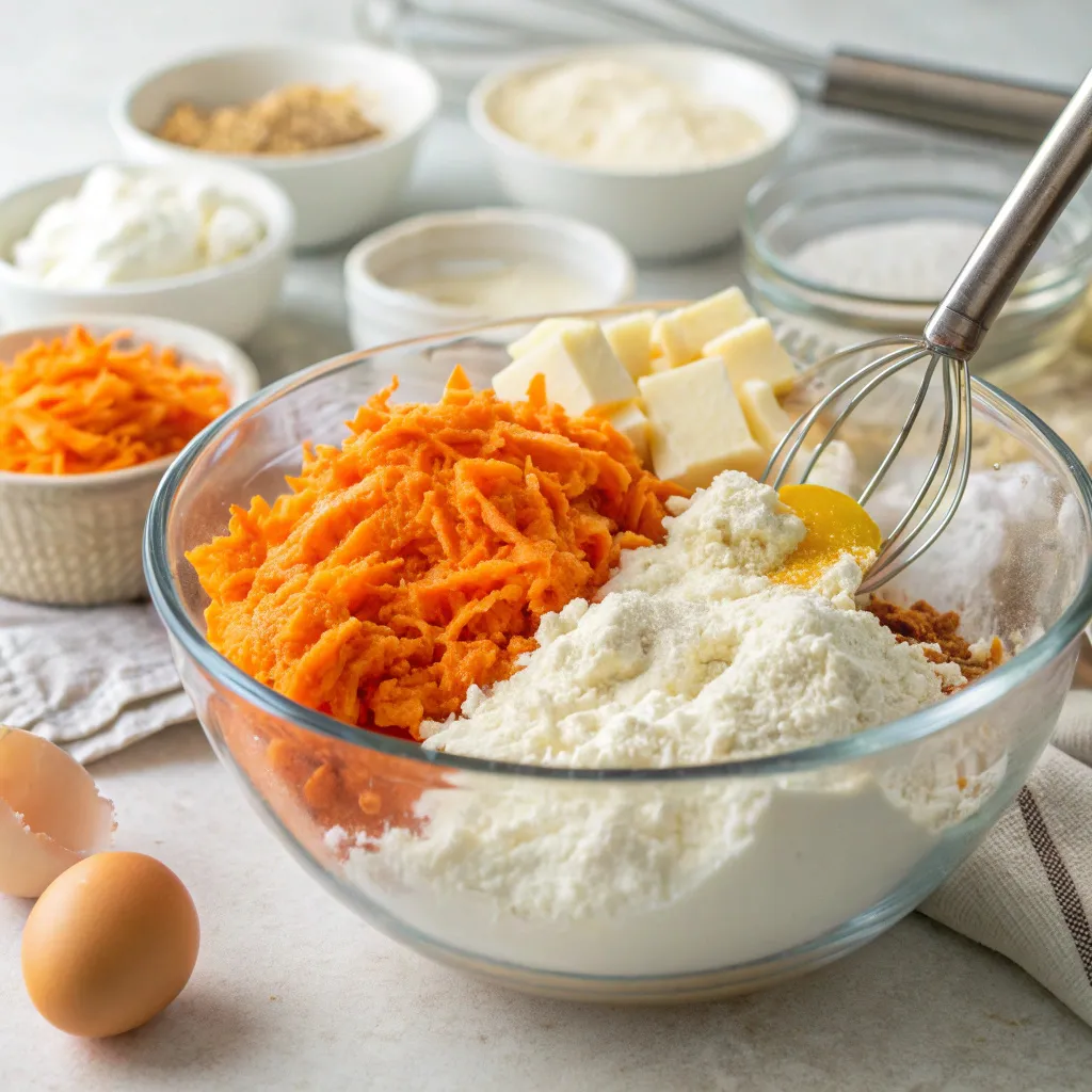 Carrot Cream Cheese Muffins