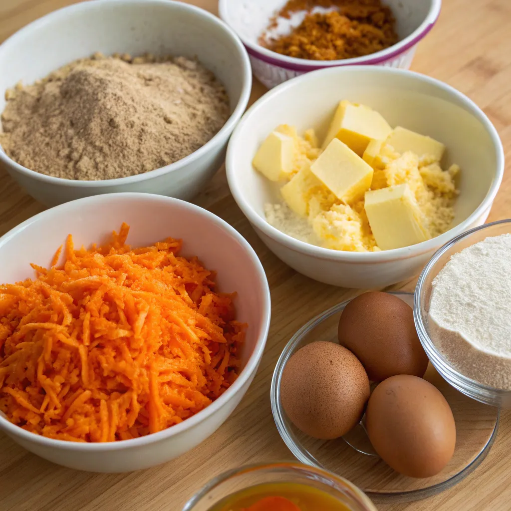 Carrot Honey Breakfast Butter Muffins