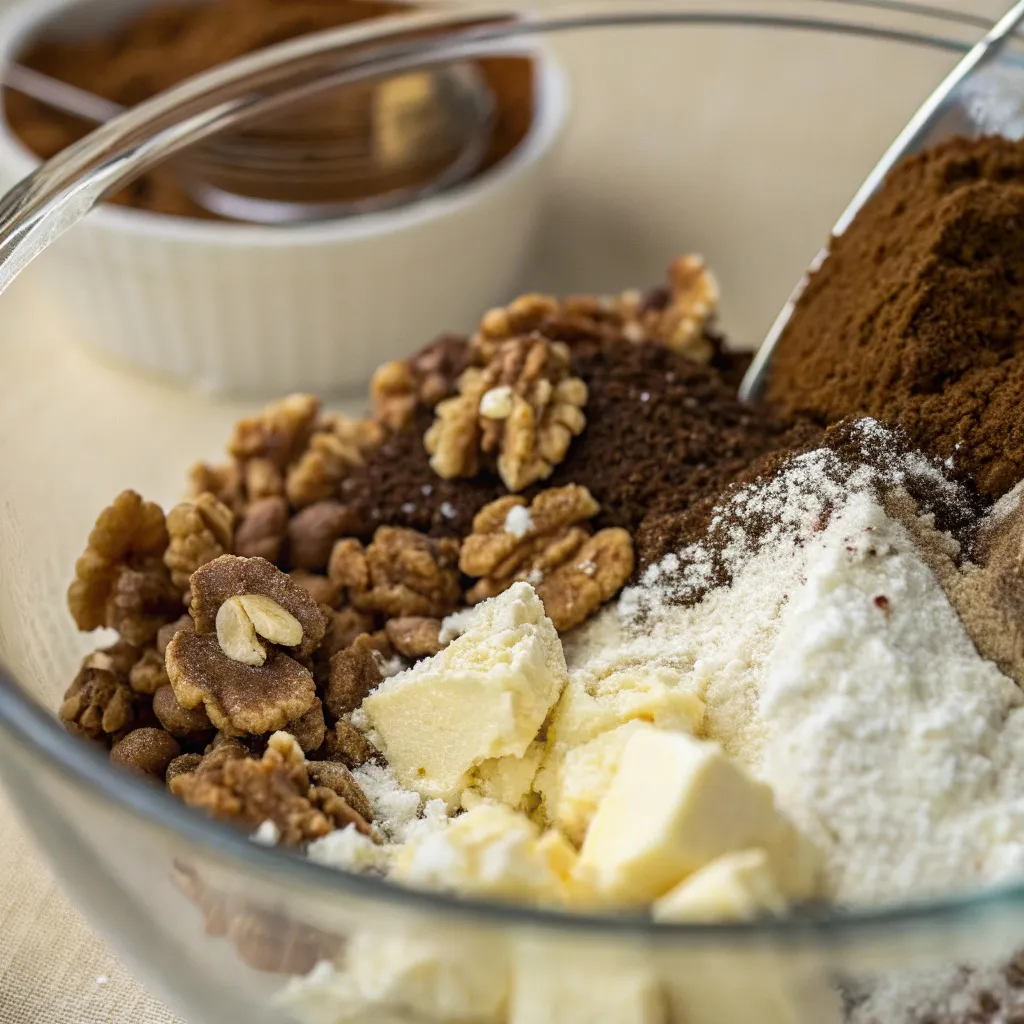 Classic Coffee & Walnut Cake