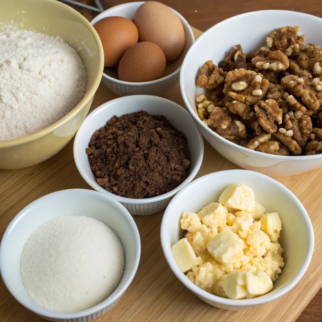 Classic Coffee & Walnut Cake