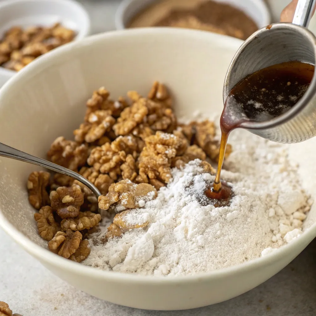 Coffee Date Maple Walnut Bread