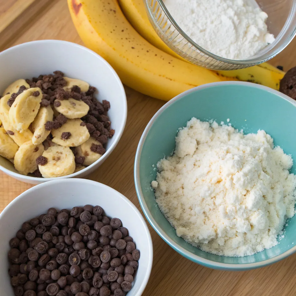 Cottage Cheese Banana Chocolate Chip Breakfast Cookies