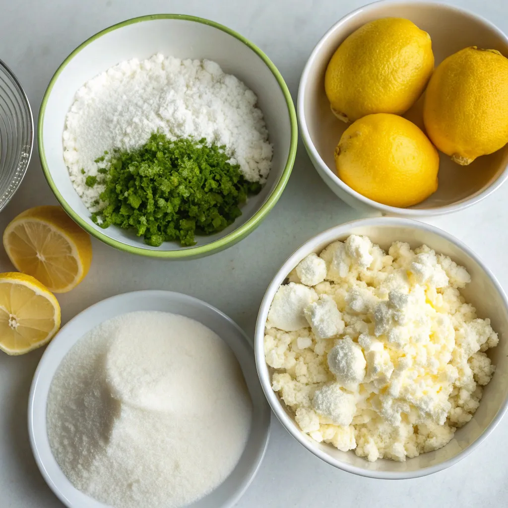 Cottage Cheese Lemon Cookies