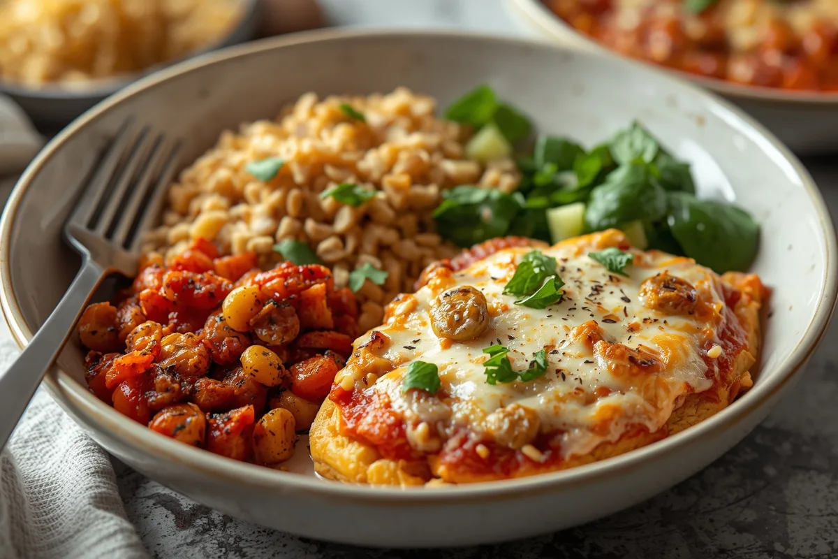 Cottage Cheese Pizza Bowl – Viral High Protein Dinner
