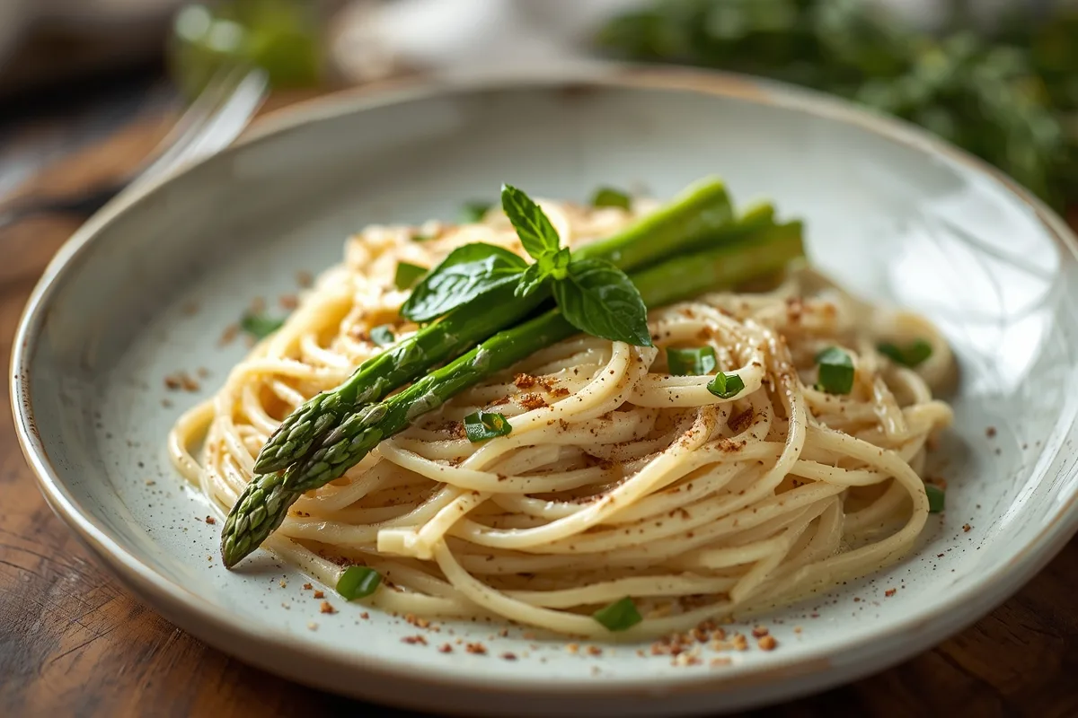 Creamy Asparagus Pasta – Easy Spring Pasta Recipe