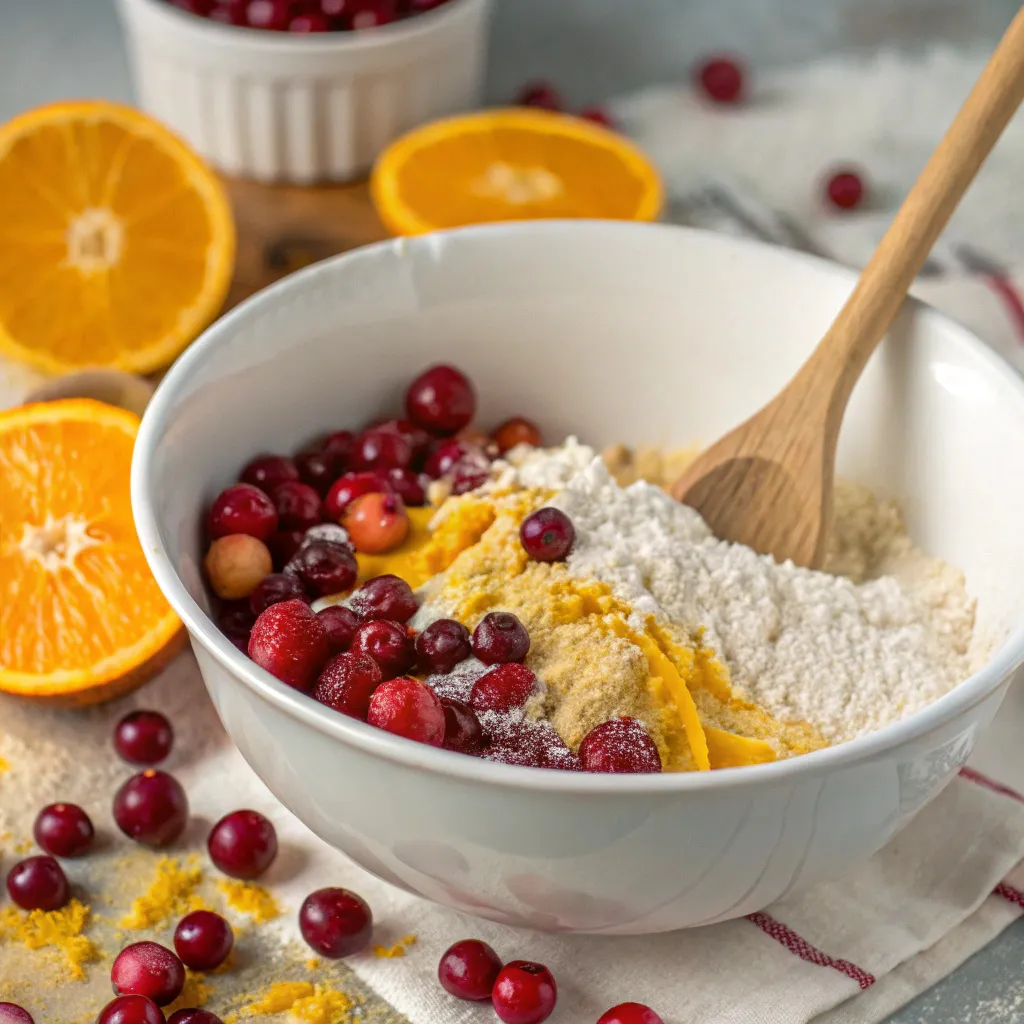 Cranberry Orange Bread With Simple Glaze