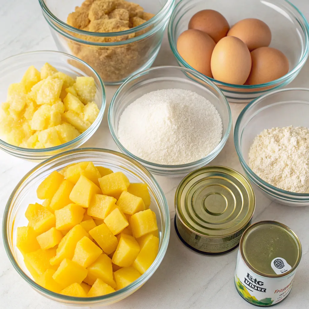 Easter Pineapple Heaven Cake