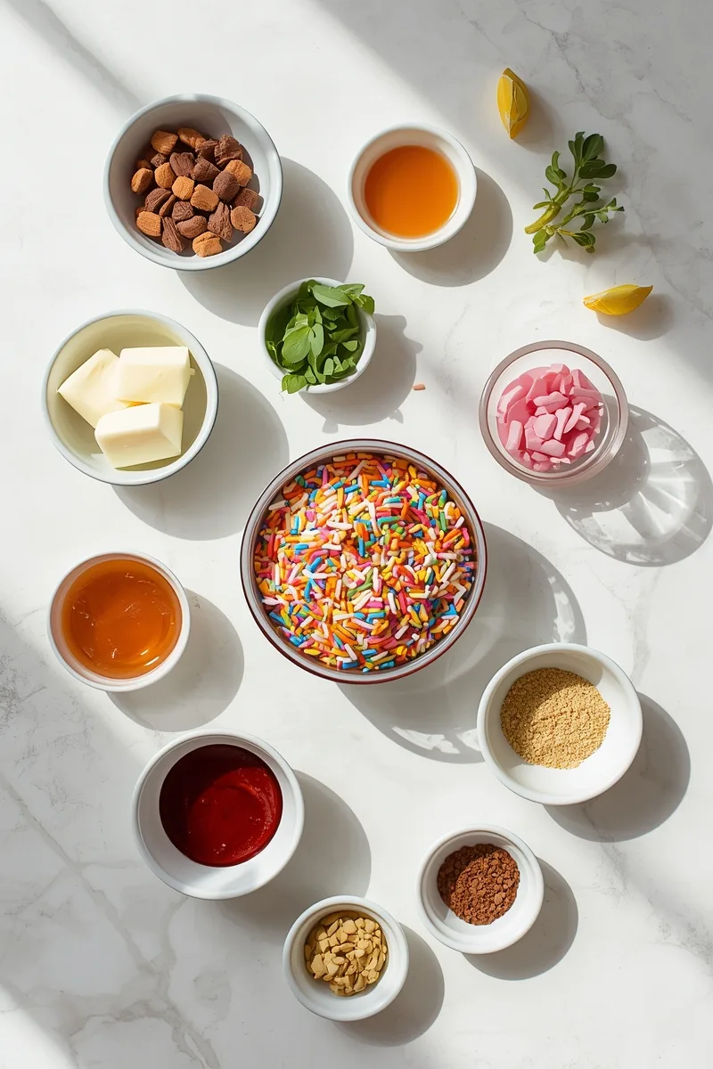 Spring Confetti Cupcakes