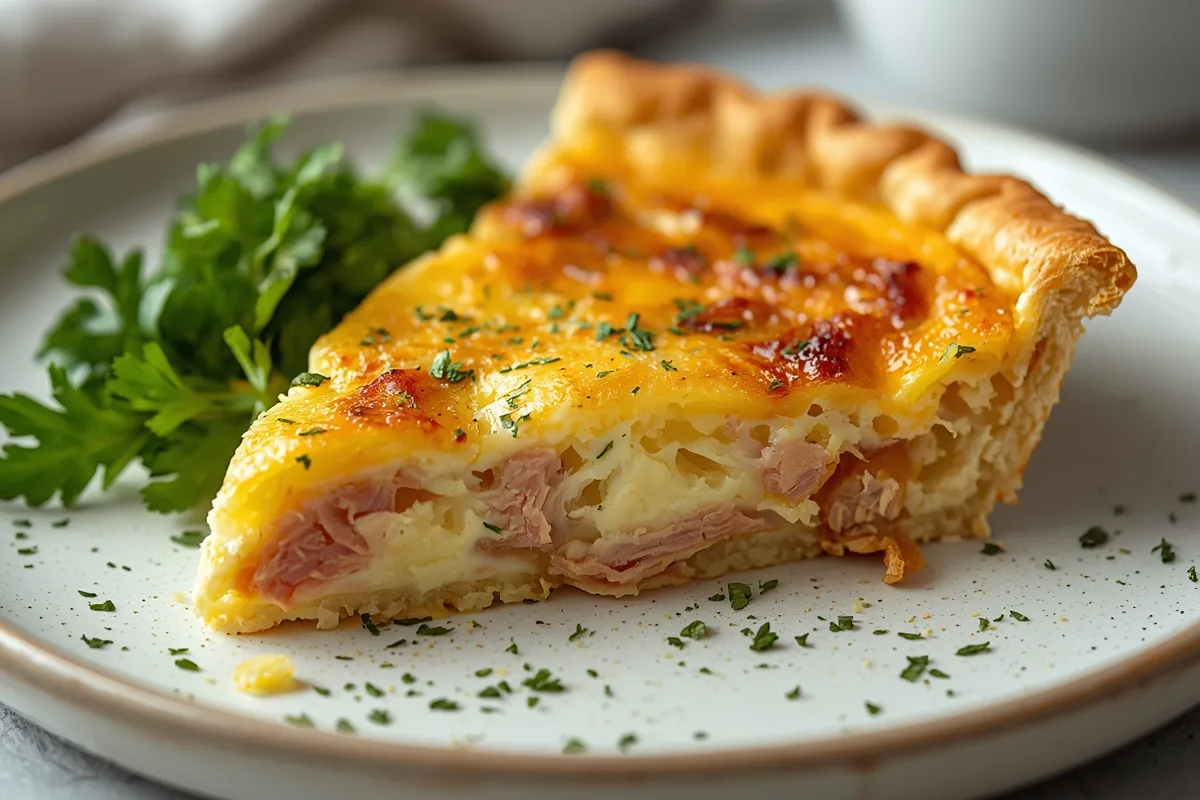 Ham and Cheese Quiche
