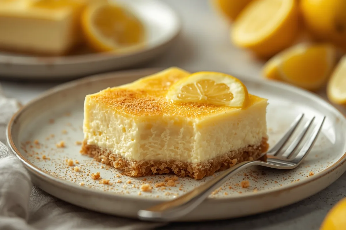 Lemon Cheesecake Bars