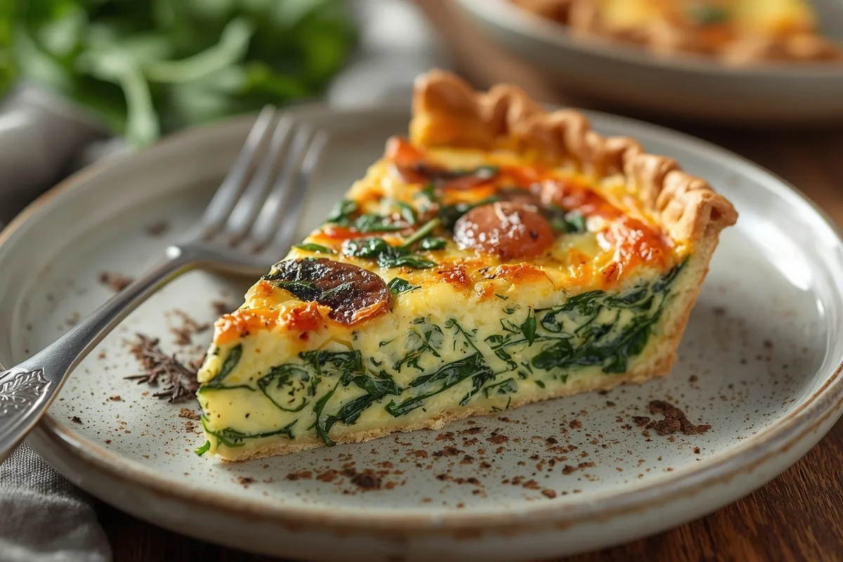 Easy Spinach Quiche Recipe