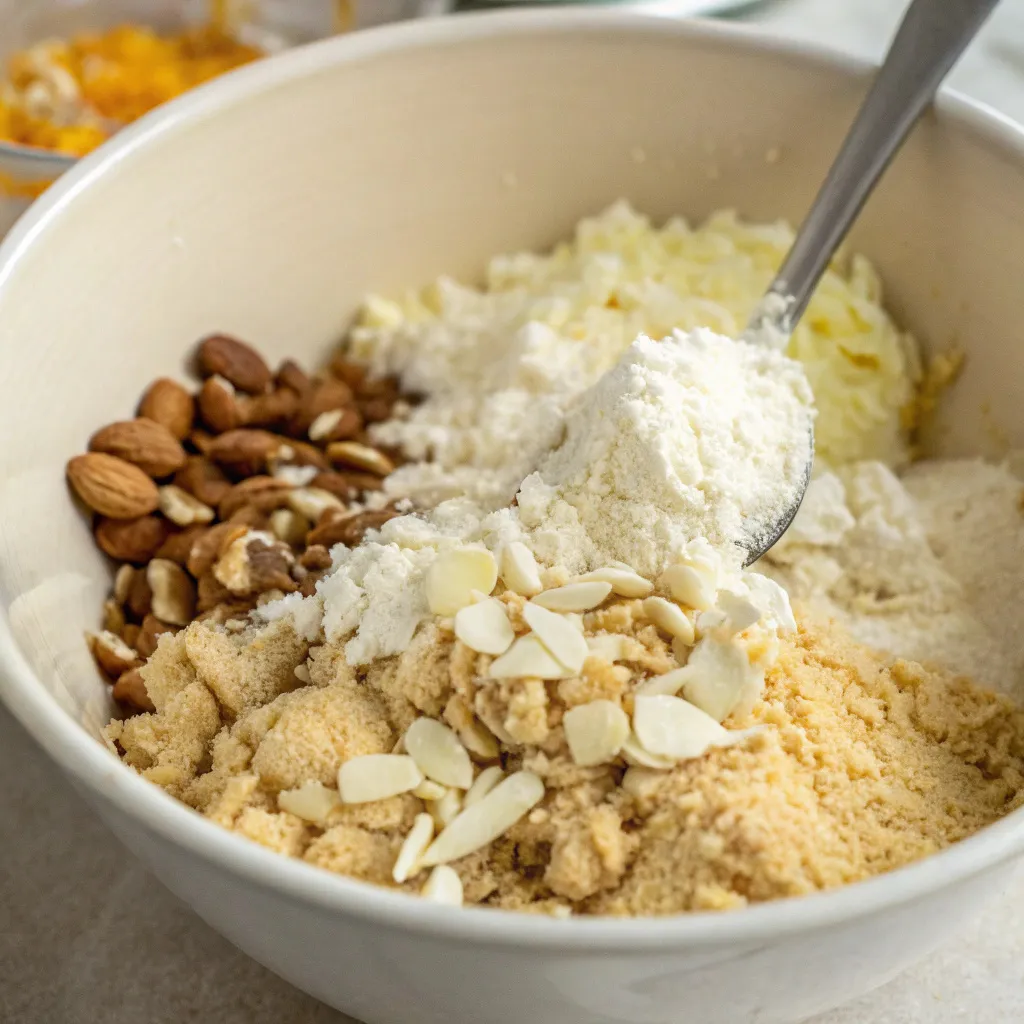Golden Cottage Cheese Almond Flour Buns