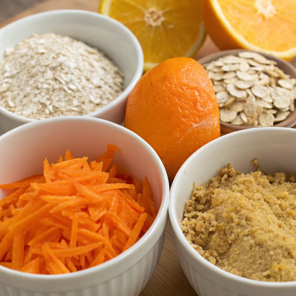 Healthy Carrot, Orange and Oat Cake