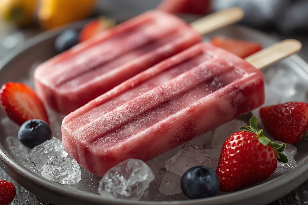 Frozen Fruit Popsicles – Healthy Homemade Popsicles