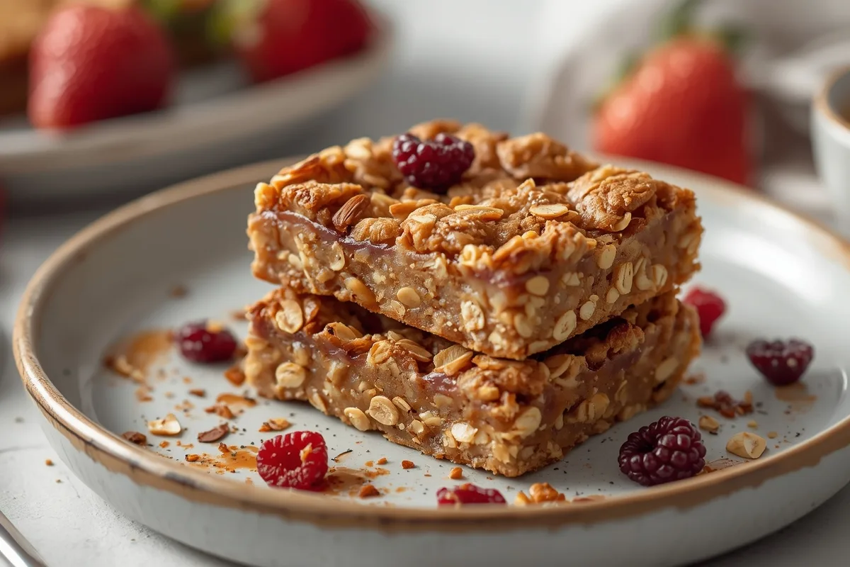 Baked Oats Breakfast Bars – Healthy Breakfast Recipe