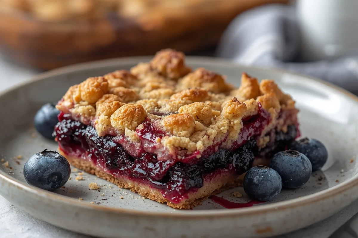 Irresistible Blueberry Crumble Bars – Easy Recipe for 16 Servings 3 Blueberry Crumble Bars
